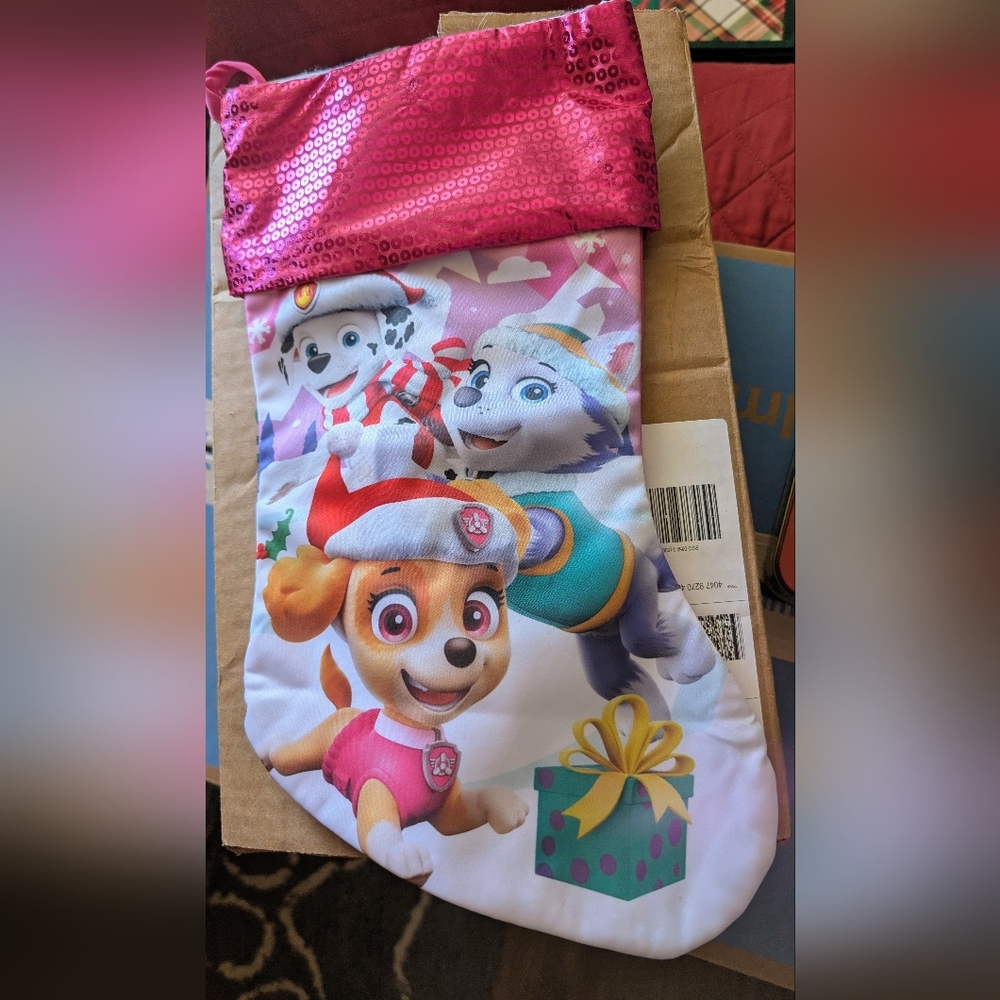 Paw Patrol Pink Holiday Stocking *SALE*